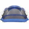 Tente Anti-Moustiques avec portes bleu pour 10 personnes, imperméable 