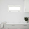 Fenêtre de sous-sol RISOR 80x40 cm inclinable 2 vitrages blanc 