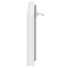 Fenêtre de sous-sol RISOR 80x40 cm inclinable 2 vitrages blanc 