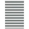 Store zèbre gris foncé largeur du tissu 110,9 cm polyester 