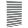 Store zèbre gris foncé largeur du tissu 110,9 cm polyester 