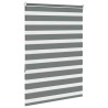 Store zèbre gris foncé largeur du tissu 110,9 cm polyester 