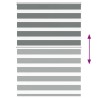 Store zèbre gris foncé largeur du tissu 110,9 cm polyester 