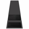 Braise de vieXL avec rangement pour bûches Noir 60x35x100 cm Acier 