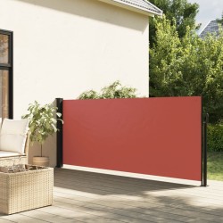Auvent latéral rétractable terre cuite 140x500 cm 