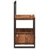 Porte-vêtements multicolore 40x40x90 cm bois solide récupéré 