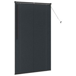 Store de Fenêtre avec des rideaux Autre Noir 105 x 175 cm Aluminium 