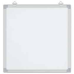 Tableau blanc magnétique 60x60x1,7 cm aluminium 