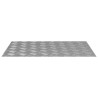 Plaques en Aluminium Antidérapantes à Motif en Damier 4 pcs 70x50 cm 