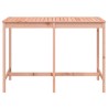 Table de jardin 159,5x82,5x110 cm bois massif de douglas 