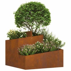Pots & Jardinières Acier Corten Moyen Durable Pot en métal 