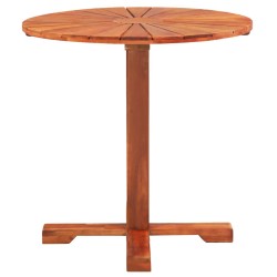 Table de bistro 70x70 cm Bois d'acacia massif 