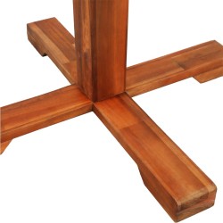 Table de bistro 70x70 cm Bois d'acacia massif 