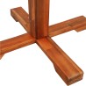 Table de bistro 70x70 cm Bois d'acacia massif 