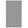 Panneaux de toiture 36 pcs Acier galvanisé Gris 80x45 cm 