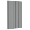 Panneaux de toiture 36 pcs Acier galvanisé Gris 80x45 cm 