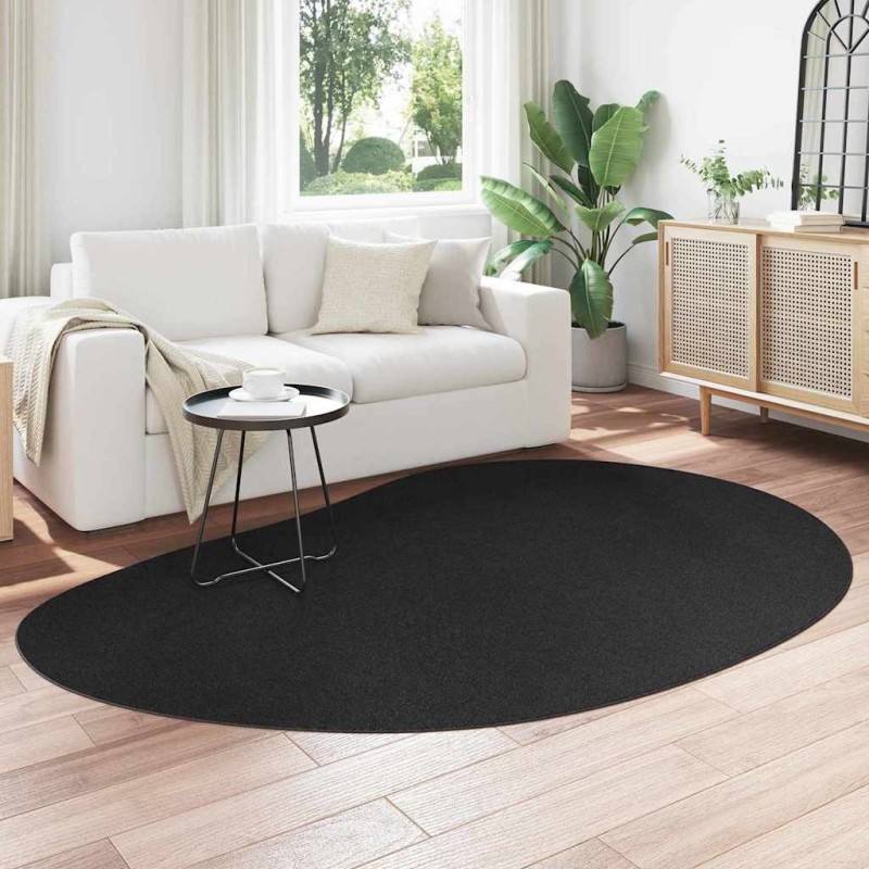 Tapis Noir 160 x 230 cm Laine 