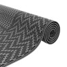 Tapis d'extérieur 'ARAKIL'noir et gris 250x500 cm PP 