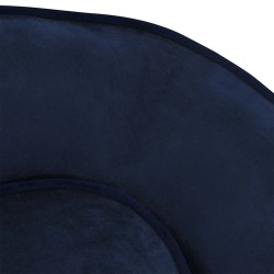 Canapé pour chien Bleu 67x47x36 cm Peluche 