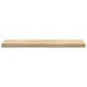 Marches d'escalier 2 pcs non traité bois de chêne massif 