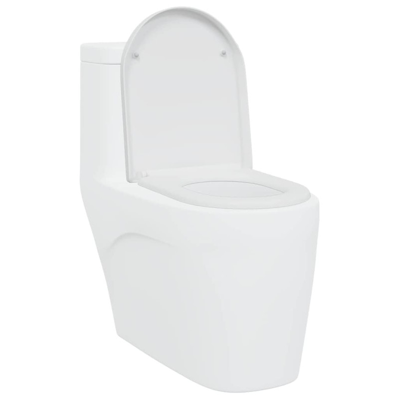 Siège de toilette à libération rapide avec fermeture douce Duroplast blanc 
