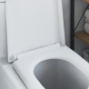 Siège de toilette à libération rapide avec fermeture douce Duroplast blanc 