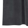 Rideaux occultants avec boucles de suspension 2 pcs en velours gris clair 