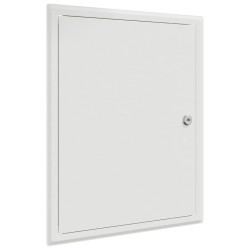 Panneau d'Accès Blanc 30 x 40 cm Acier 