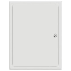 Panneau d'Accès Blanc 30 x 40 cm Acier 