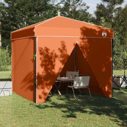 Tente à abri Orange 250 x 250 x 227 / 236 / 245 cm Tissu Oxford 