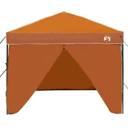 Tente à abri Orange 250 x 250 x 227 / 236 / 245 cm Tissu Oxford 