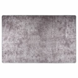 Tapis lavable antidérapant 80x150 cm Gris 