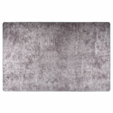Tapis lavable antidérapant 80x150 cm Gris 