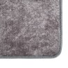 Tapis lavable antidérapant 80x150 cm Gris 