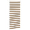 Store zèbre marron sable largeur du tissu 90,9 cm polyester 