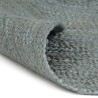 Tapis fait à la main Jute Rond 210 cm Vert olive 