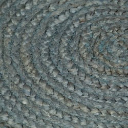 Tapis fait à la main Jute Rond 210 cm Vert olive 