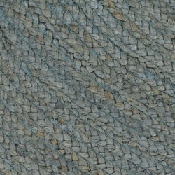 Tapis fait à la main Jute Rond 210 cm Vert olive 
