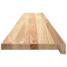 Appuis de fenêtre 2 pcs non traité 160x30x2cm bois chêne massif 