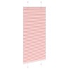 Store plissé rose 55x100 cm largeur du tissu 54,4 cm polyester 