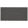Panneaux muraux 12 pcs Gris foncé 60x30 cm Tissu 2,16 m² 