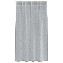 Rideaux 2 pcs Gris foncé 140 x 140 cm Polyester 