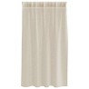 Rideaux avec des rideaux 2 pcs Sable 140 x 140 cm Polyester 