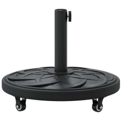 Base de parasol avec roues pour poteaux de Ø38-48 mm, 13 kg, ronde 