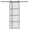Porte coulissante avec kit de quincaillerie 76x205 cm Verre ESG 