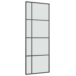 Porte coulissante avec kit de quincaillerie 76x205 cm Verre ESG 
