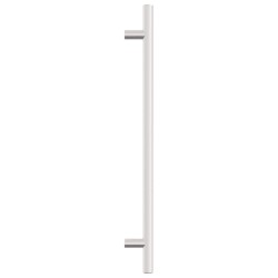 Poignées d'armoire 20 pcs argenté 224 mm acier inoxydable 