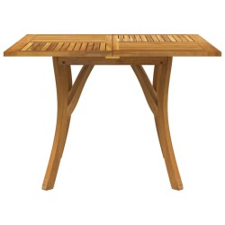 Table de jardin 110x110x75 cm Bois d'acacia solide 