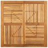 Table de jardin 110x110x75 cm Bois d'acacia solide 