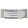 Applique Murale Extérieure Acier Inoxydable Argent IP44 